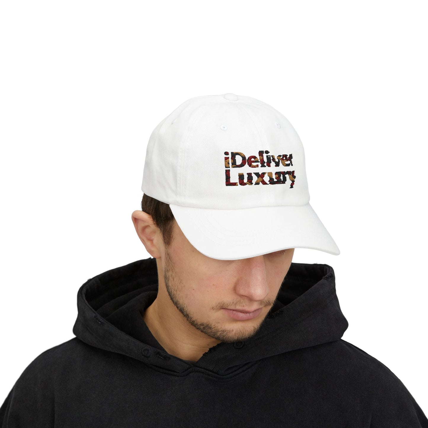 Original Hand Stitched iDeliver™ Camouflage Cap, Perfect Gift for Fathers Day, Casual Accessories, Unique Dad Hat, Everyday Wear Cap, Trendy Headwear