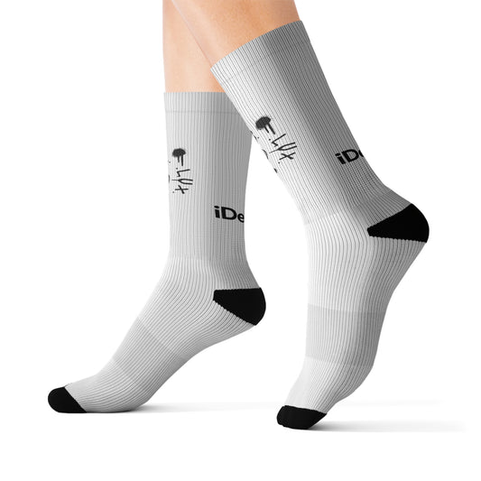Original iDeliver Sublimation Vintage Socks, Unique Gift for Sock Lovers, Stylish Streetwear, Cozy and Fun, Perfect for Every Occasion