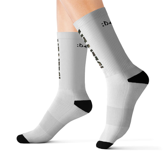 The iDeliver's Original Sublimation Socks, Unique Gift for Sports Lovers, Trendy Apparel for Everyday Wear, Fun Accessories, Gift for Holidays