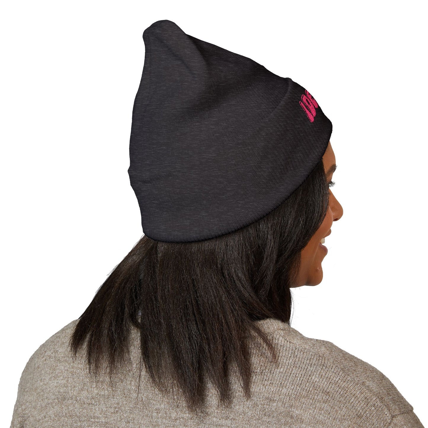 Embroidered iDeliver Custom Classic Cuffed Beanie - Cozy Winter Hat, Gift for Him/Her, Fashion Accessory, Casual Style, Customizable Cap