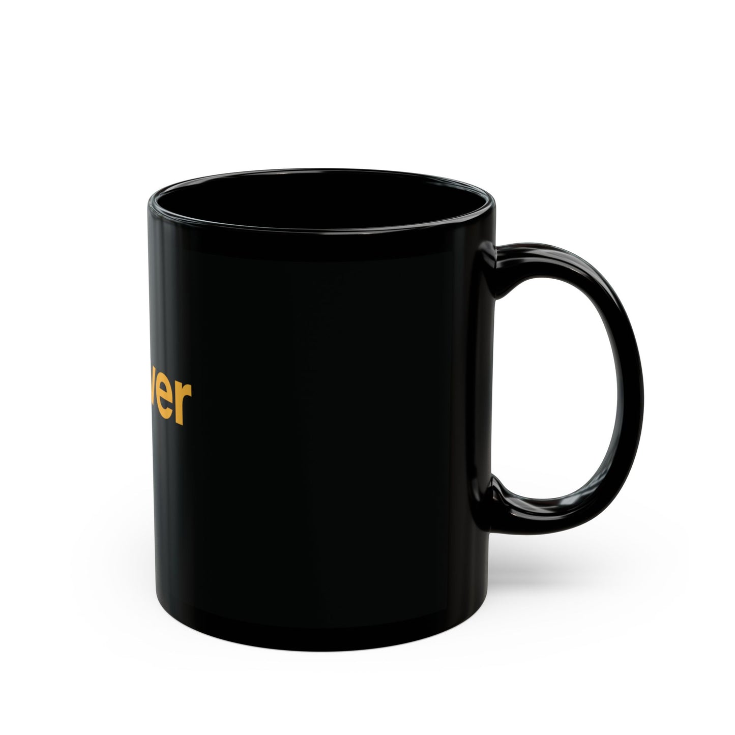 Stylish iDeliver® Black Mug with 'iDeliver' Text - Perfect Gift for Coffee Lovers, Office Use, Birthdays, Celebrations, Home Decor