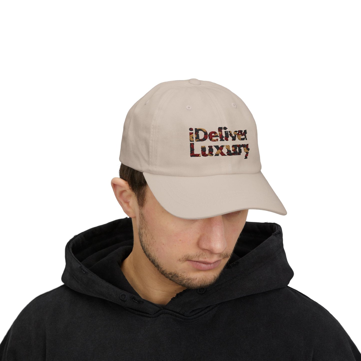 Original Hand Stitched iDeliver™ Camouflage Cap, Perfect Gift for Fathers Day, Casual Accessories, Unique Dad Hat, Everyday Wear Cap, Trendy Headwear
