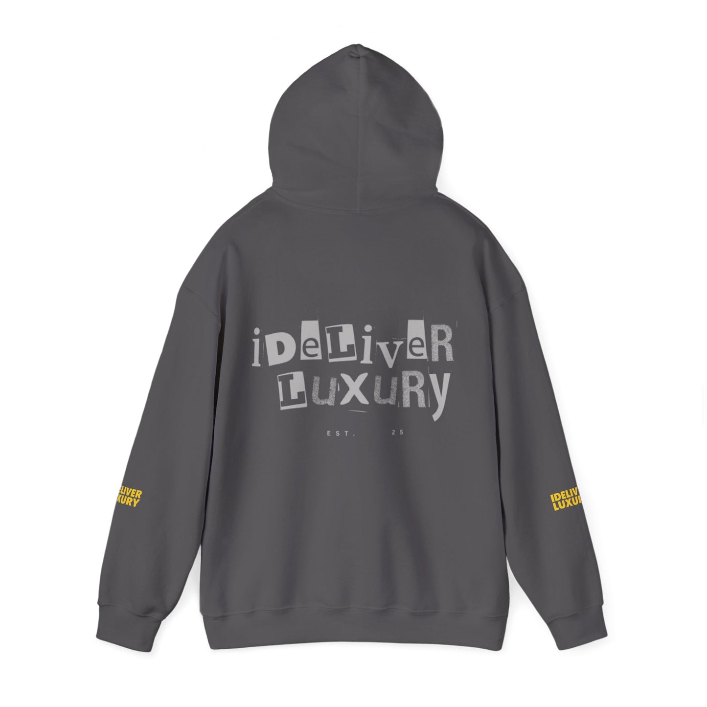 Stylish iDeliver ™ Hooded Sweatshirt with Unique iDELIVER Design – Perfect for Casual Outings, Gifts, or Everyday Comfort