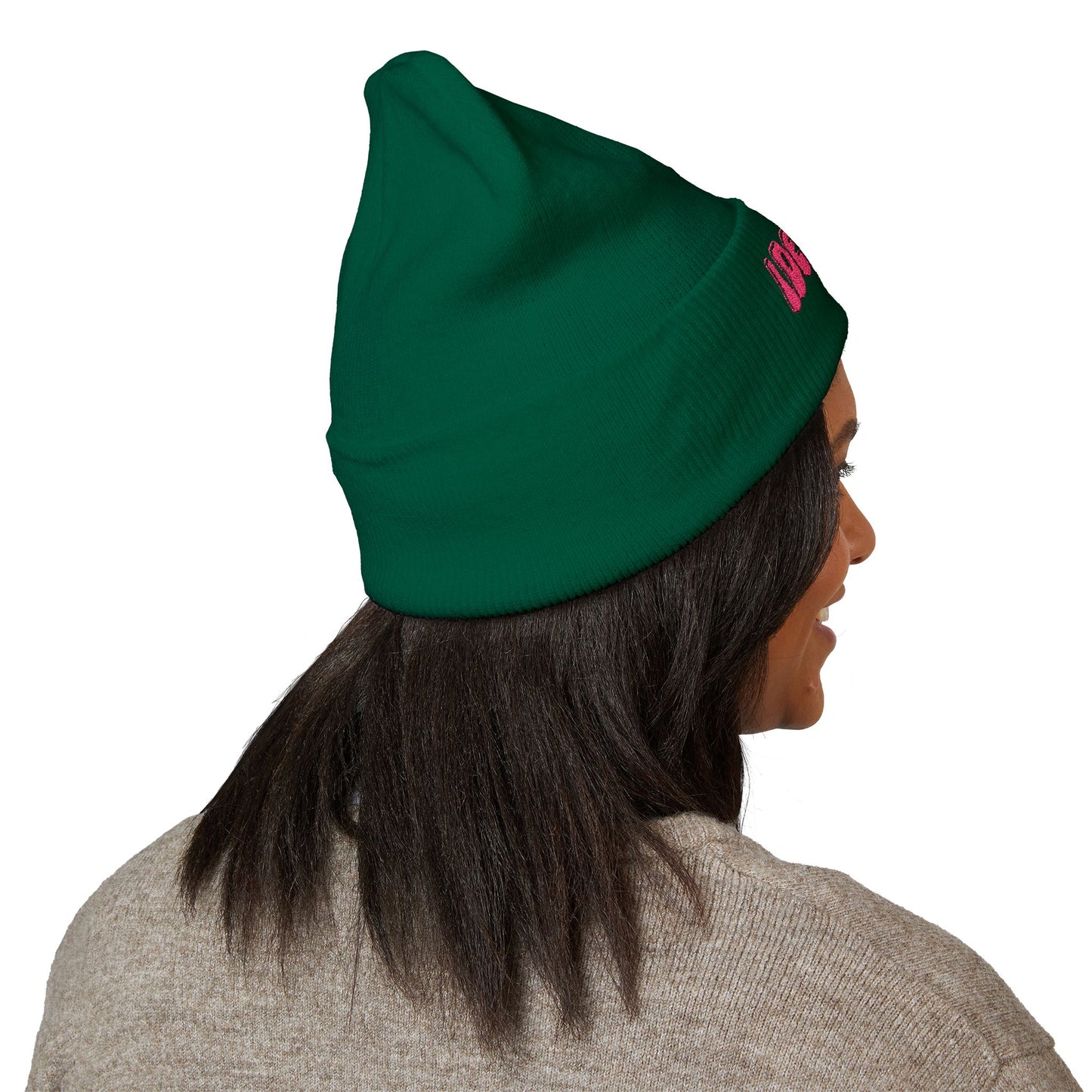 Embroidered iDeliver Custom Classic Cuffed Beanie - Cozy Winter Hat, Gift for Him/Her, Fashion Accessory, Casual Style, Customizable Cap