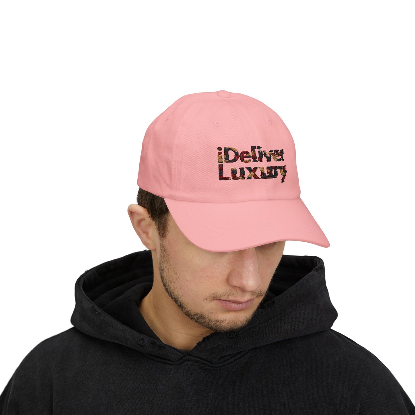 Original Hand Stitched iDeliver™ Camouflage Cap, Perfect Gift for Fathers Day, Casual Accessories, Unique Dad Hat, Everyday Wear Cap, Trendy Headwear