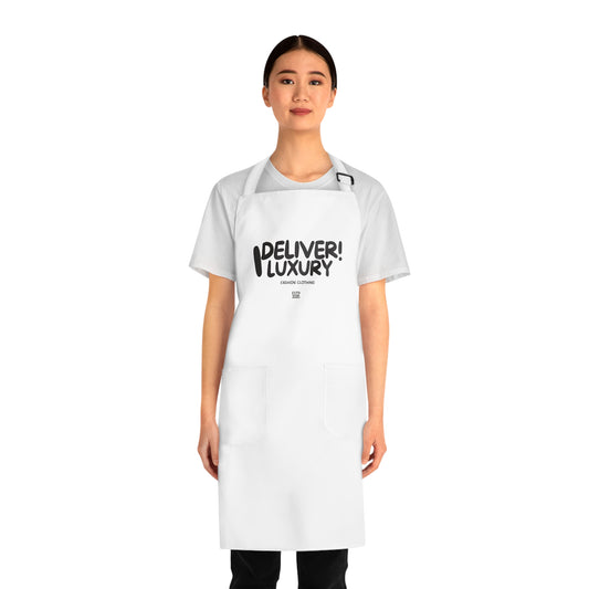 The iDeliver®Luxury Chef Apron, Stylish Cooking Apron for Home Chefs, Gift for Foodies, Kitchen Fashion, Perfect for Culinary Events
