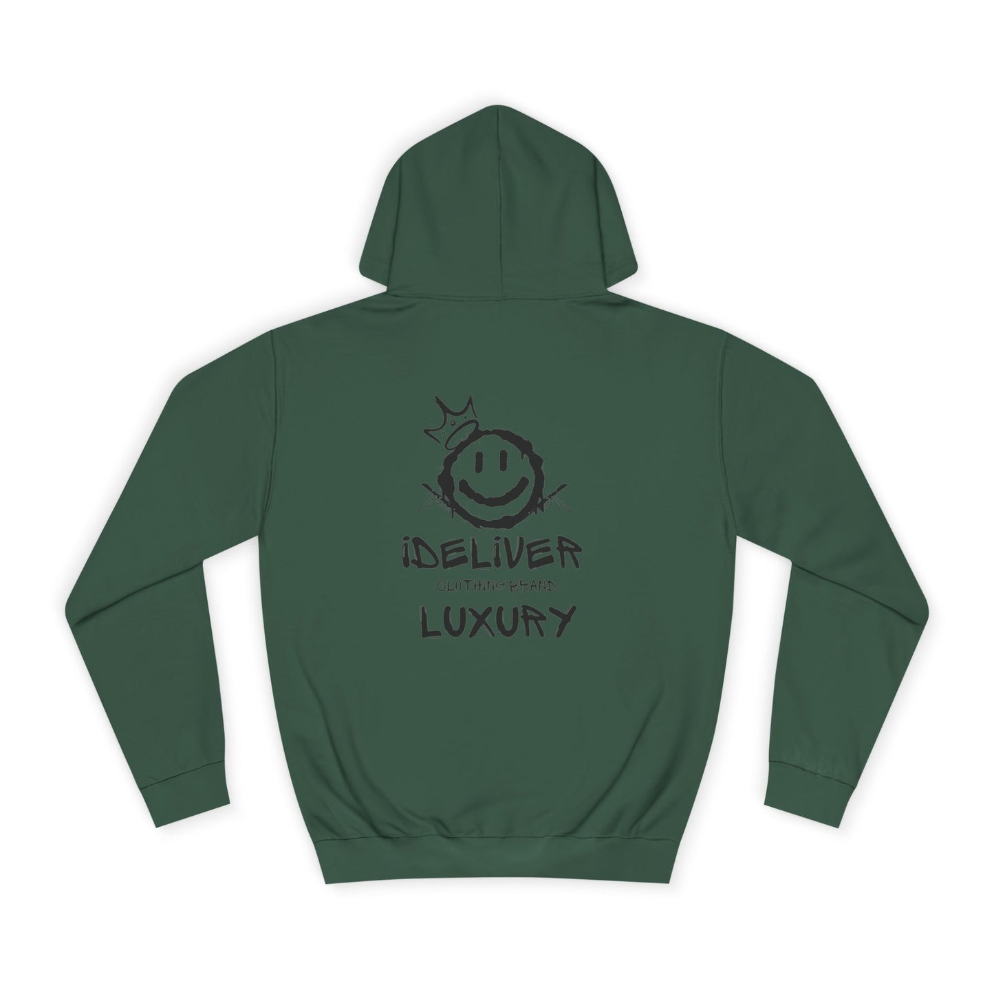 Unisex iDeliver Streetwear, College Hoodie - iDeliver, Cozy College Apparel, Student Gift Idea, Casual Streetwear, Perfect for Study Sessions