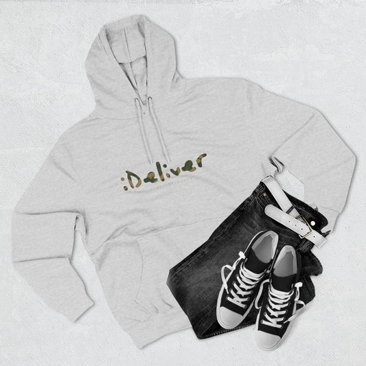 Stylish iDeliver ™ Fleece Hoodie | Casual Wear, Gift for Him/Her, Cozy Layering, Statement Piece, Perfect for Any Occasion