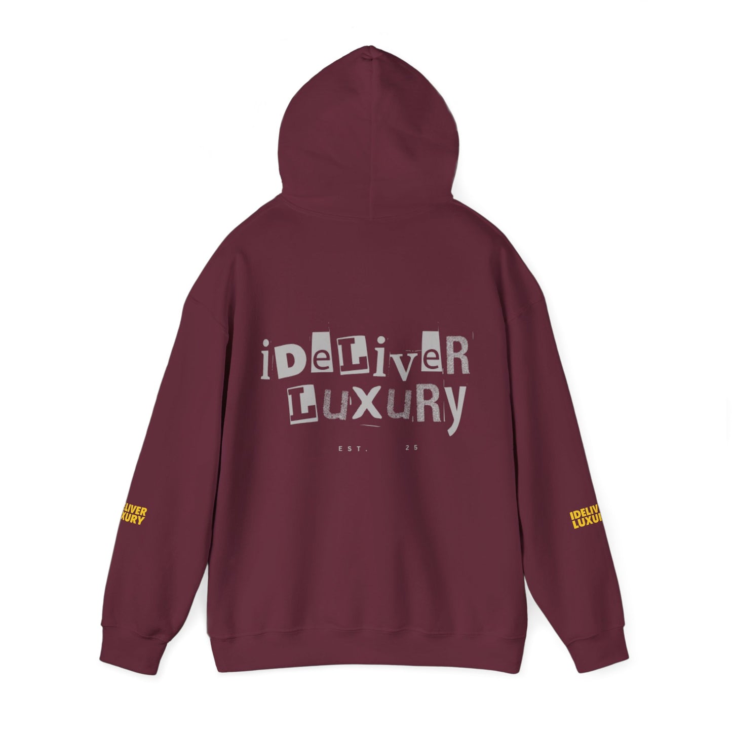 Stylish iDeliver ™ Hooded Sweatshirt with Unique iDELIVER Design – Perfect for Casual Outings, Gifts, or Everyday Comfort