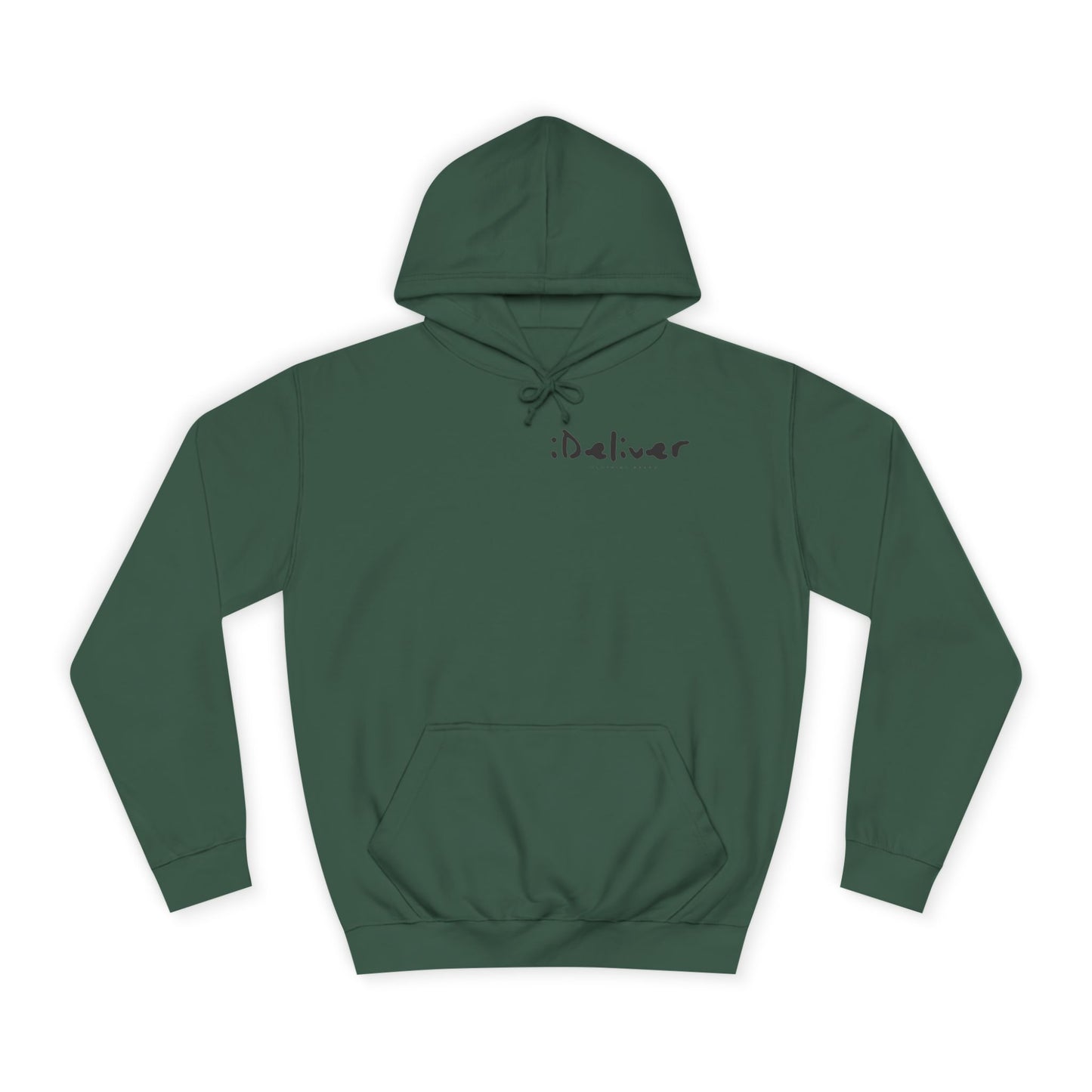Unisex iDeliver Streetwear, College Hoodie - iDeliver, Cozy College Apparel, Student Gift Idea, Casual Streetwear, Perfect for Study Sessions