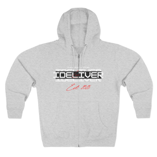 IDeliver's Unisex Zip Hoodie - Casual Wear, Perfect for Gifting, Everyday Comfort, Ideal for Events, Graphic Design Included
