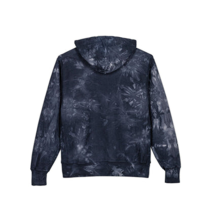iDeliver Tie-Dye Hoodie with 'Ideal Luxury' Embroidery, Cozy Streetwear, Trendy Gift for Him/Her, Perfect for Casual Outings or Relaxation