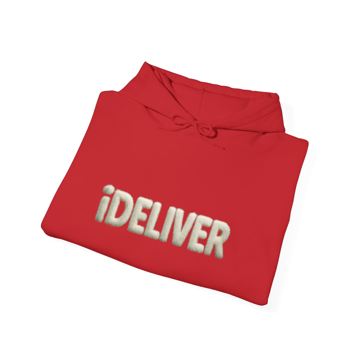 Stylish iDeliver ™ Hooded Sweatshirt with Unique iDELIVER Design – Perfect for Casual Outings, Gifts, or Everyday Comfort