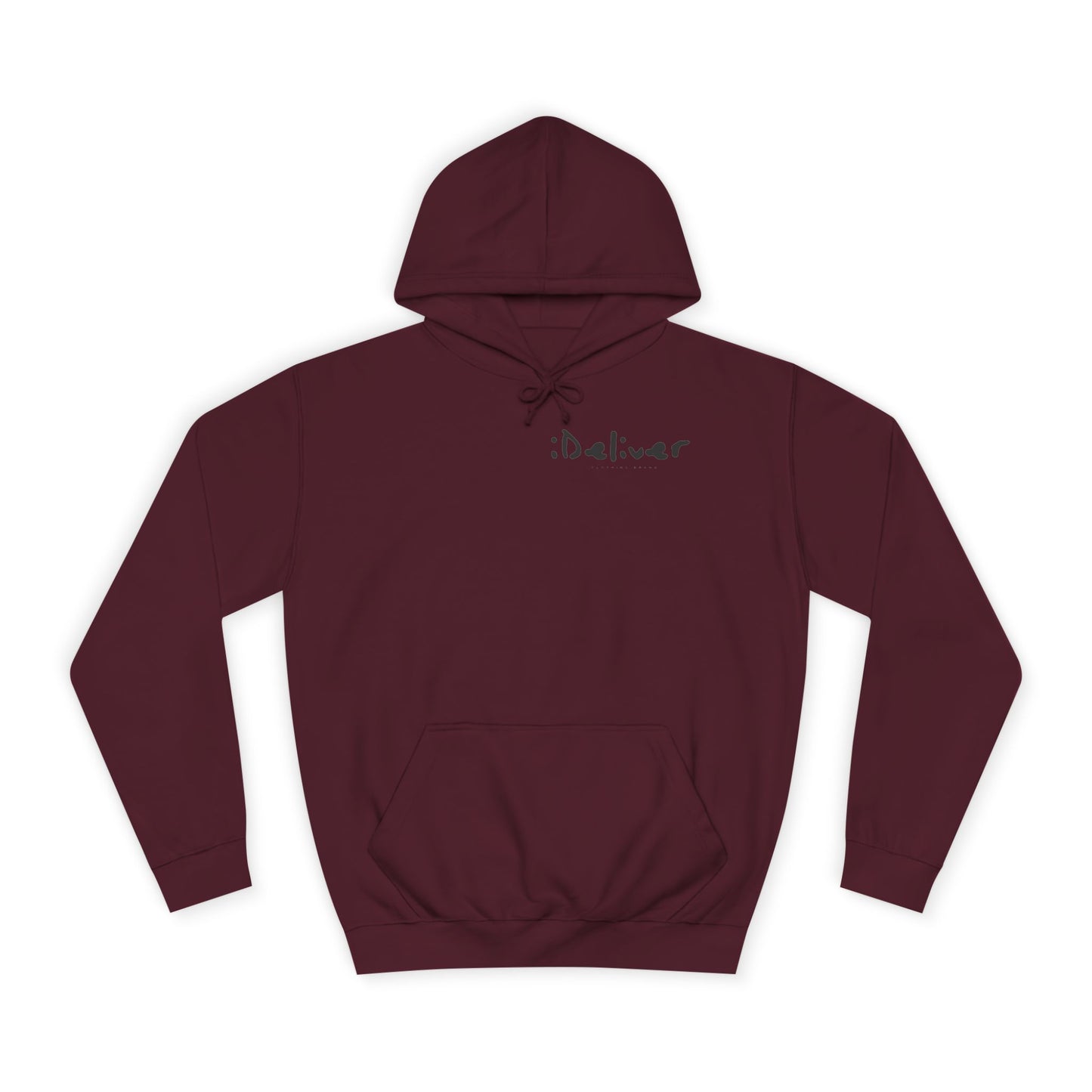 Unisex iDeliver Streetwear, College Hoodie - iDeliver, Cozy College Apparel, Student Gift Idea, Casual Streetwear, Perfect for Study Sessions