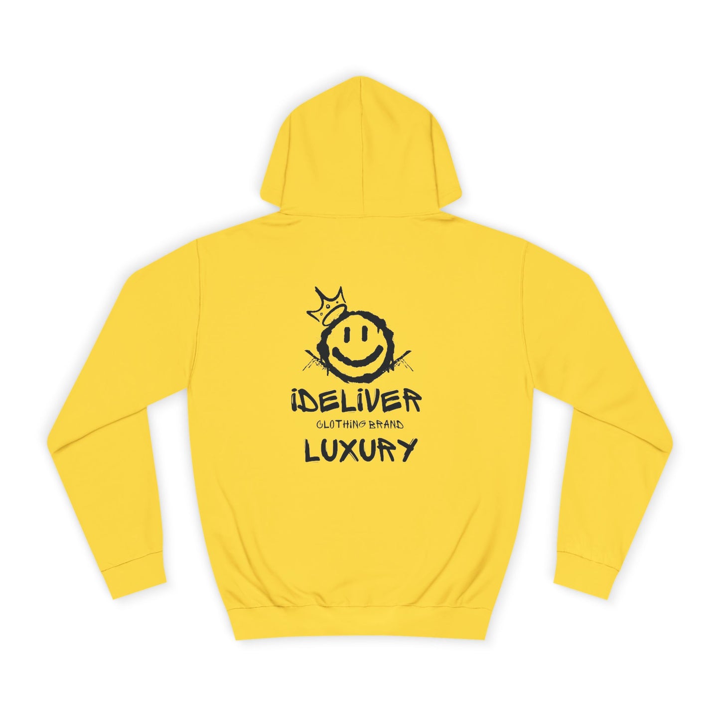 Unisex iDeliver Streetwear, College Hoodie - iDeliver, Cozy College Apparel, Student Gift Idea, Casual Streetwear, Perfect for Study Sessions