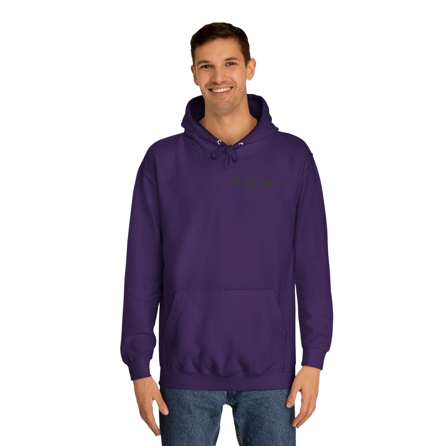 Unisex iDeliver Streetwear, College Hoodie - iDeliver, Cozy College Apparel, Student Gift Idea, Casual Streetwear, Perfect for Study Sessions