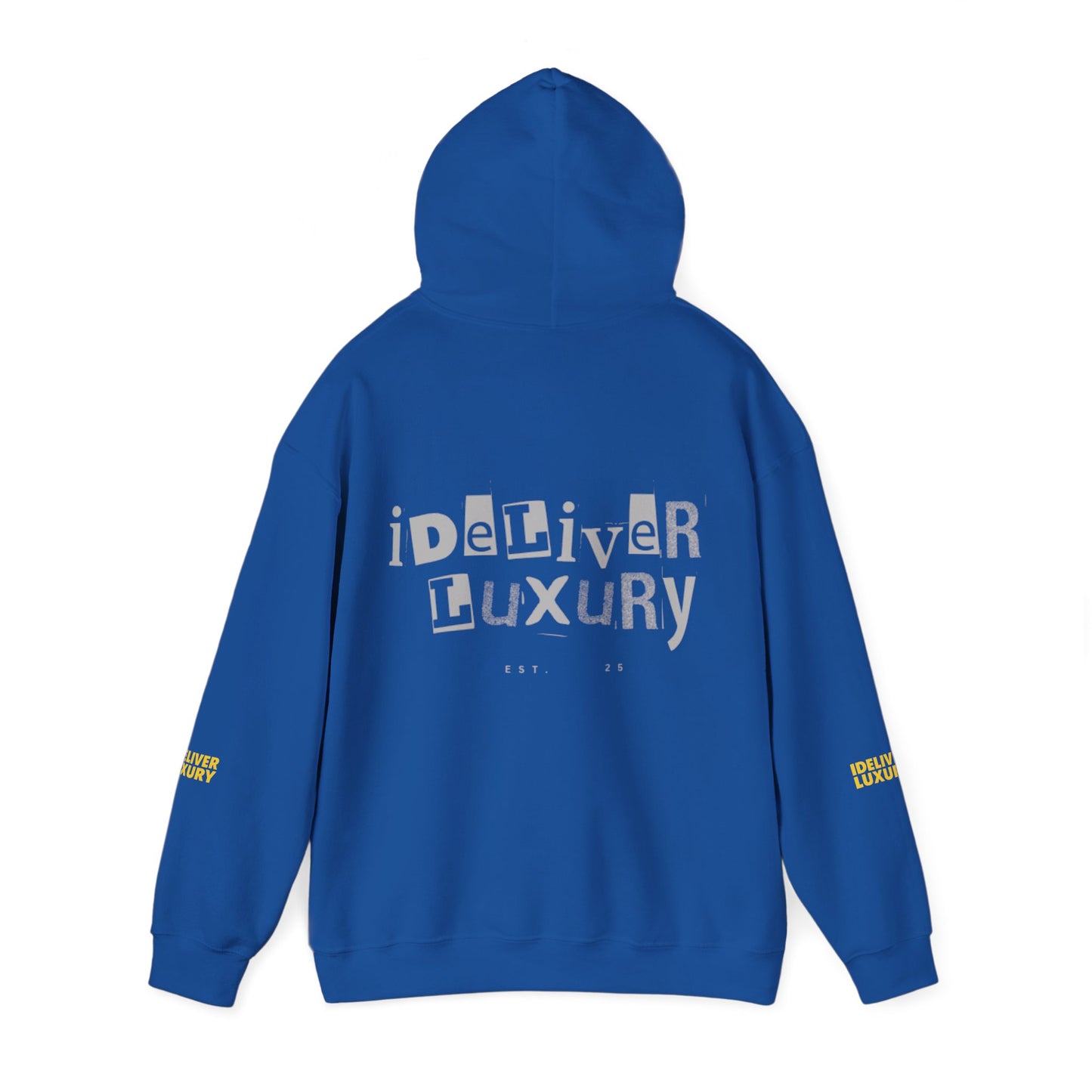 Stylish iDeliver ™ Hooded Sweatshirt with Unique iDELIVER Design – Perfect for Casual Outings, Gifts, or Everyday Comfort