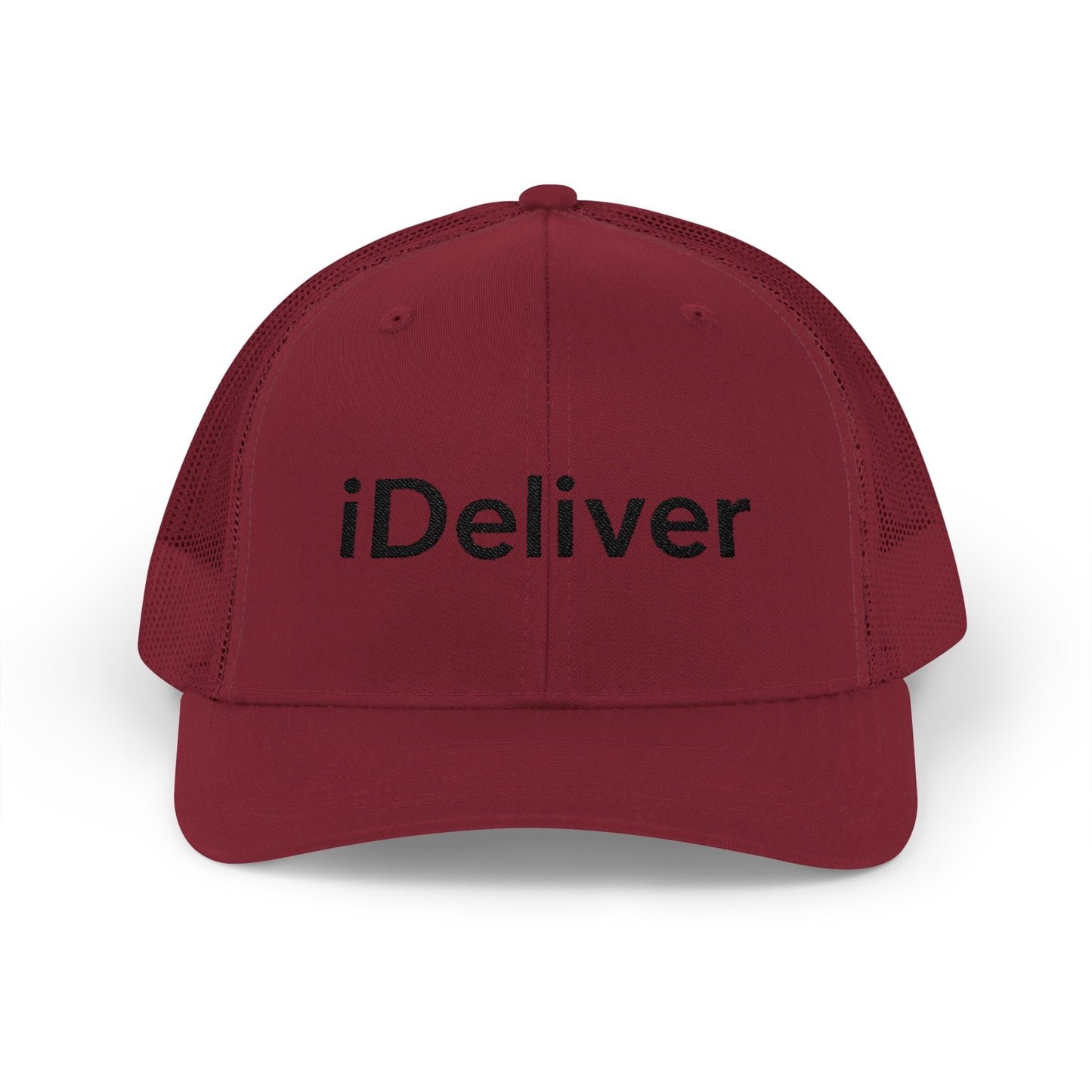 The iDeliver Stylish Snapback Trucker Cap for Delivery Enthusiasts, Adjustable Cap, Outdoor Cap, Casual Accessory, Gift for Delivery Drivers