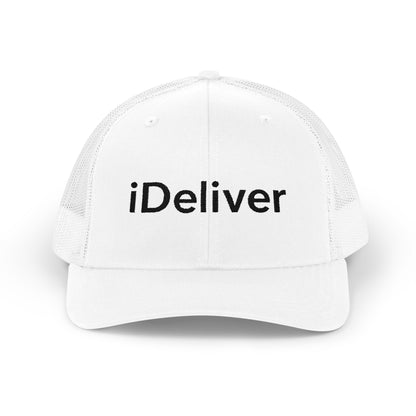 Copy of The iDeliver Stylish Snapback Trucker Cap for Delivery Enthusiasts, Adjustable Cap, Outdoor Cap, Casual Accessory, Gift for Delivery Drivers
