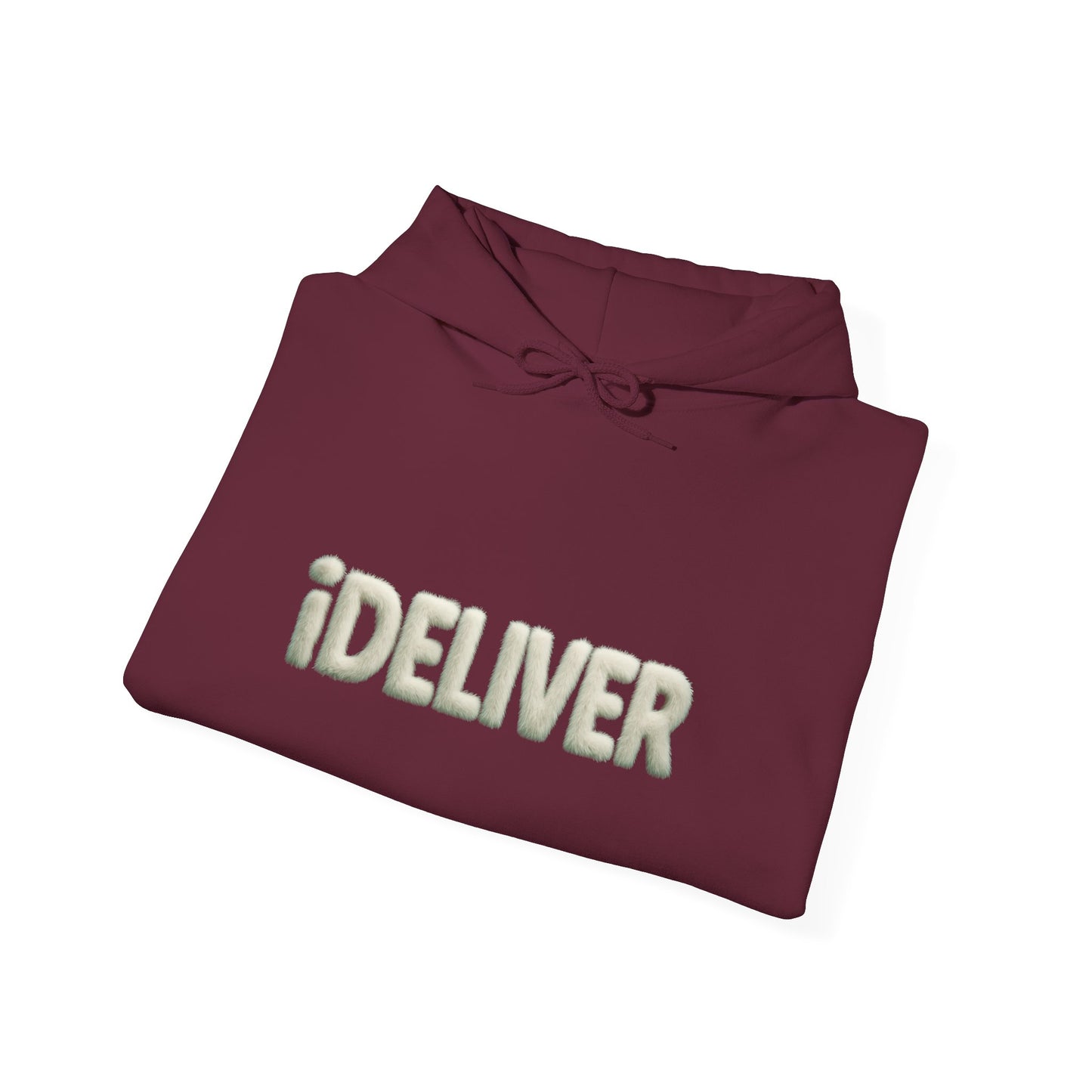 Stylish iDeliver ™ Hooded Sweatshirt with Unique iDELIVER Design – Perfect for Casual Outings, Gifts, or Everyday Comfort