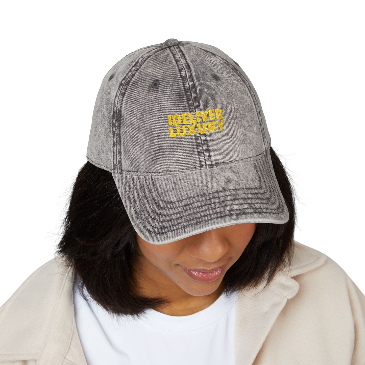 iDeliver's Original Vintage Cap (Embroidery)