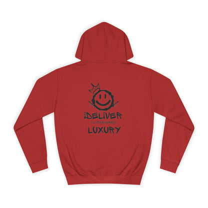 Unisex iDeliver Streetwear, College Hoodie - iDeliver, Cozy College Apparel, Student Gift Idea, Casual Streetwear, Perfect for Study Sessions