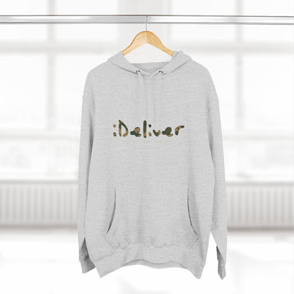 Stylish iDeliver ™ Fleece Hoodie | Casual Wear, Gift for Him/Her, Cozy Layering, Statement Piece, Perfect for Any Occasion