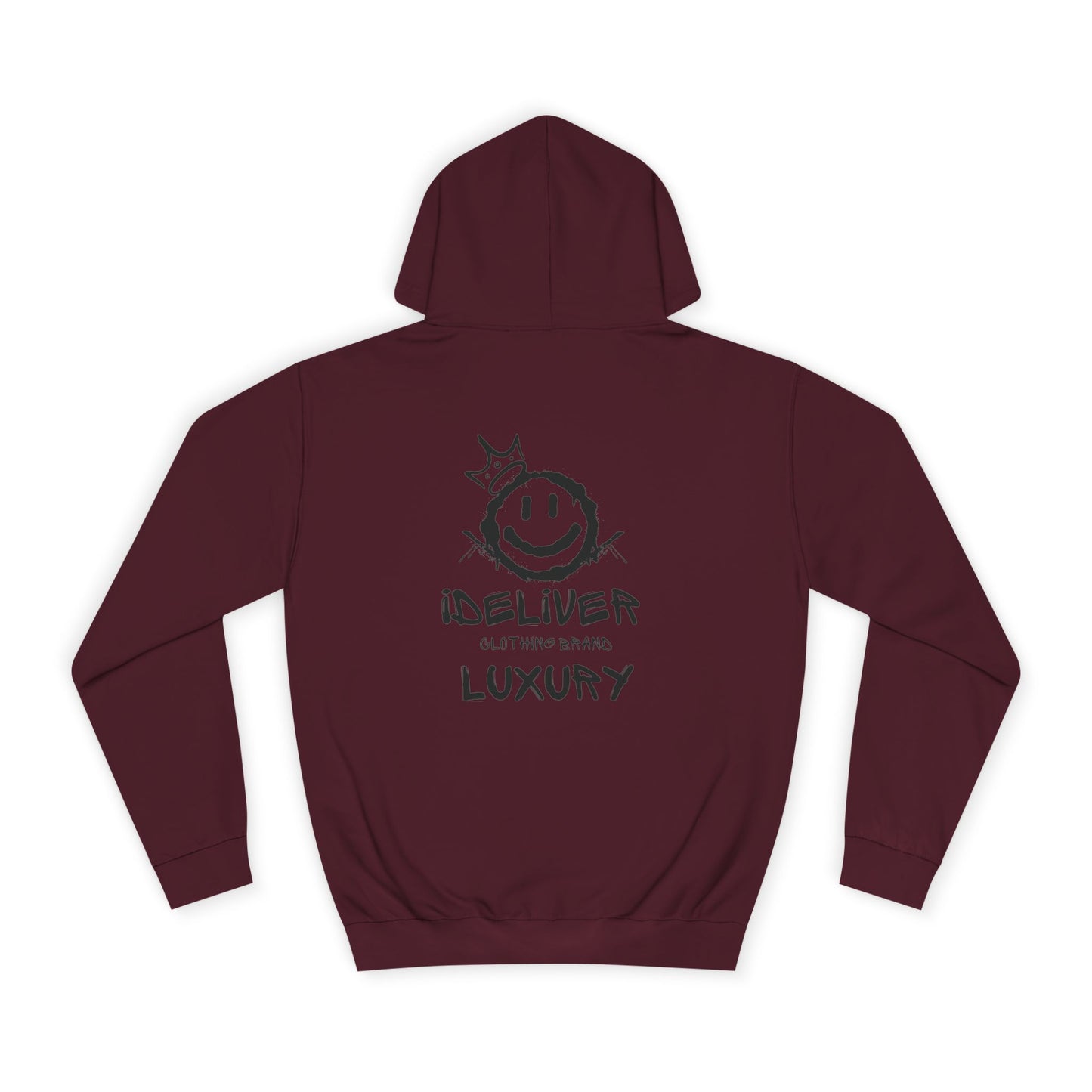 Unisex iDeliver Streetwear, College Hoodie - iDeliver, Cozy College Apparel, Student Gift Idea, Casual Streetwear, Perfect for Study Sessions
