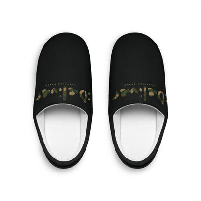 iDeliver™ Cozy camouflage Men's Indoor Slippers with Stylish Print, Homewear Slippers, Comfortable Footwear, Perfect Gift for Him, Relaxation Shoes.