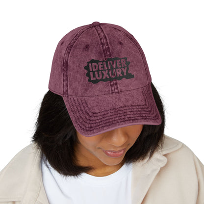 iDeliver's Original Vintage Cap (Embroidery)