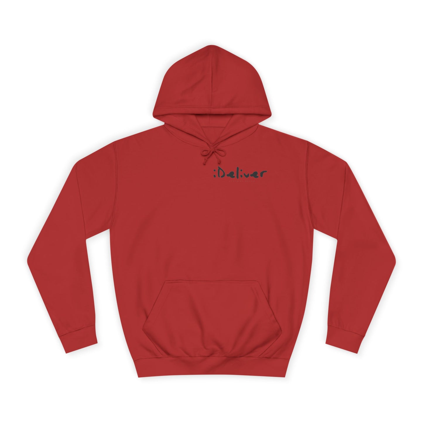 Unisex iDeliver Streetwear, College Hoodie - iDeliver, Cozy College Apparel, Student Gift Idea, Casual Streetwear, Perfect for Study Sessions