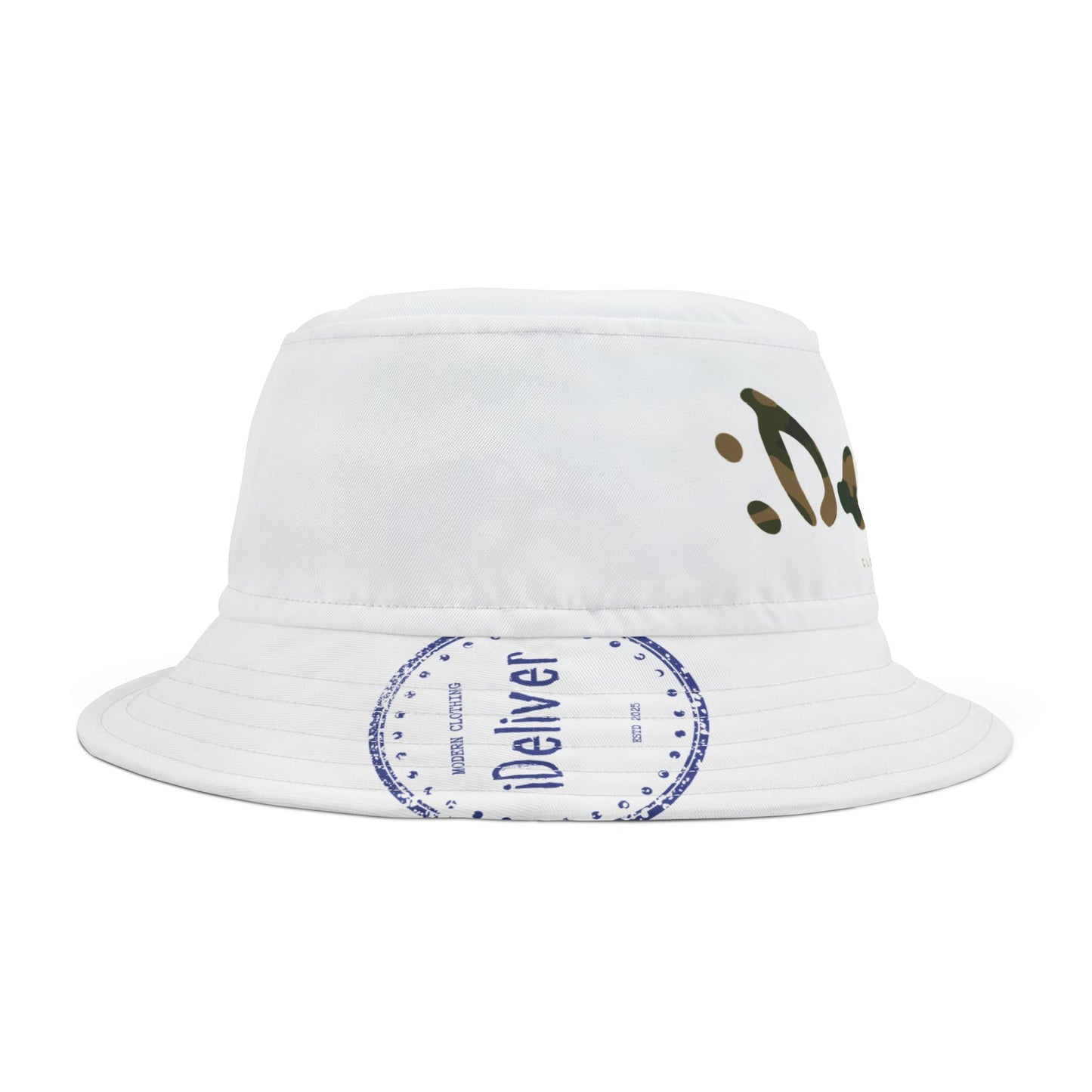 iDeliver Stylish Bucket Hat - Trendy AOP Design, Perfect for Summer, Beach, Festivals, Unique Sun Protection, Streetwear Accessory