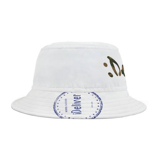 iDeliver Stylish Bucket Hat - Trendy AOP Design, Perfect for Summer, Beach, Festivals, Unique Sun Protection, Streetwear Accessory