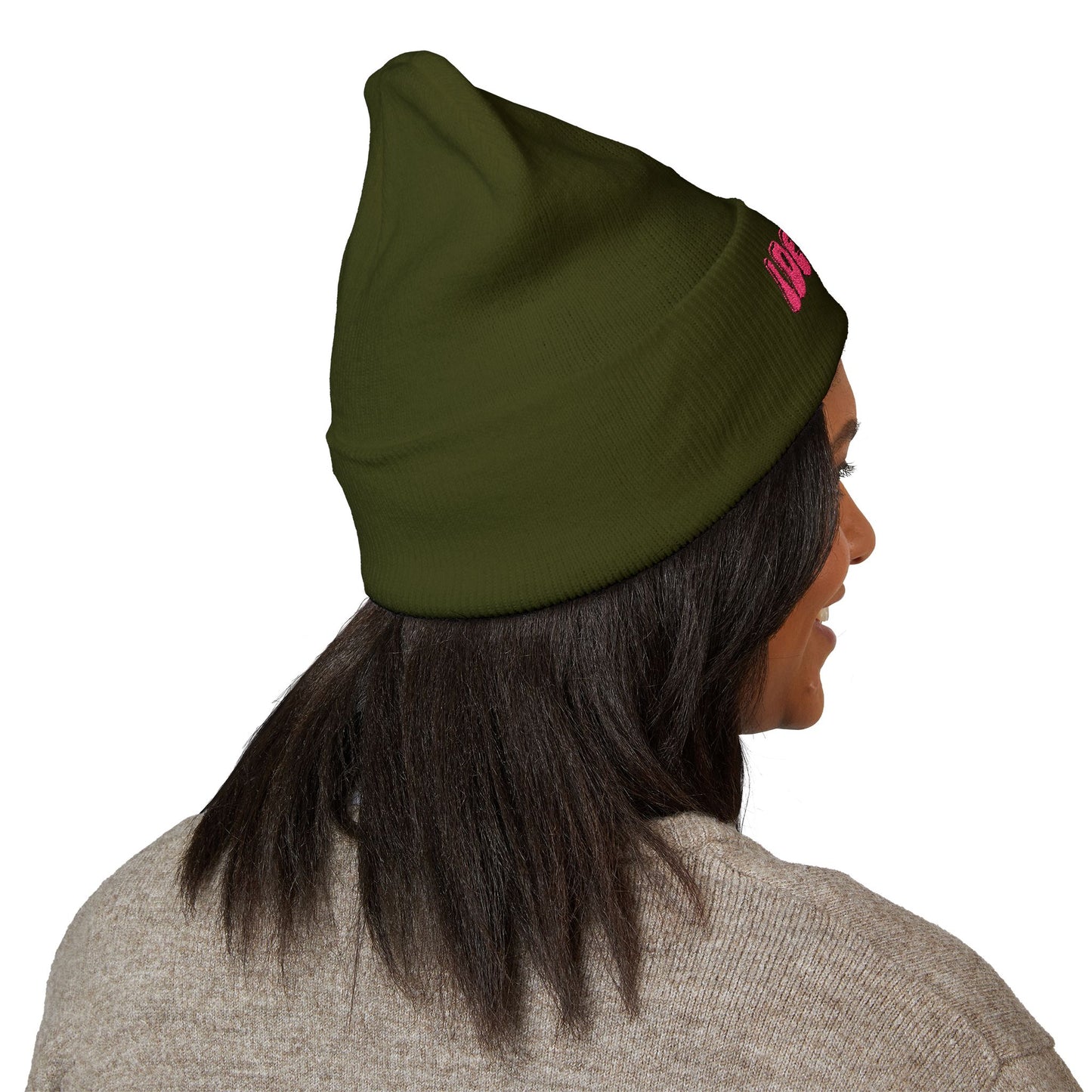 Copy of Embroidered iDeliver Custom Classic Cuffed Beanie - Cozy Winter Hat, Gift for Him/Her, Fashion Accessory, Casual Style, Customizable Cap