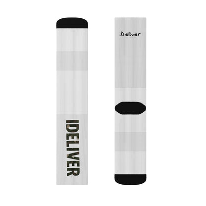 The iDeliver's Original Sublimation Socks, Unique Gift for Sports Lovers, Trendy Apparel for Everyday Wear, Fun Accessories, Gift for Holidays