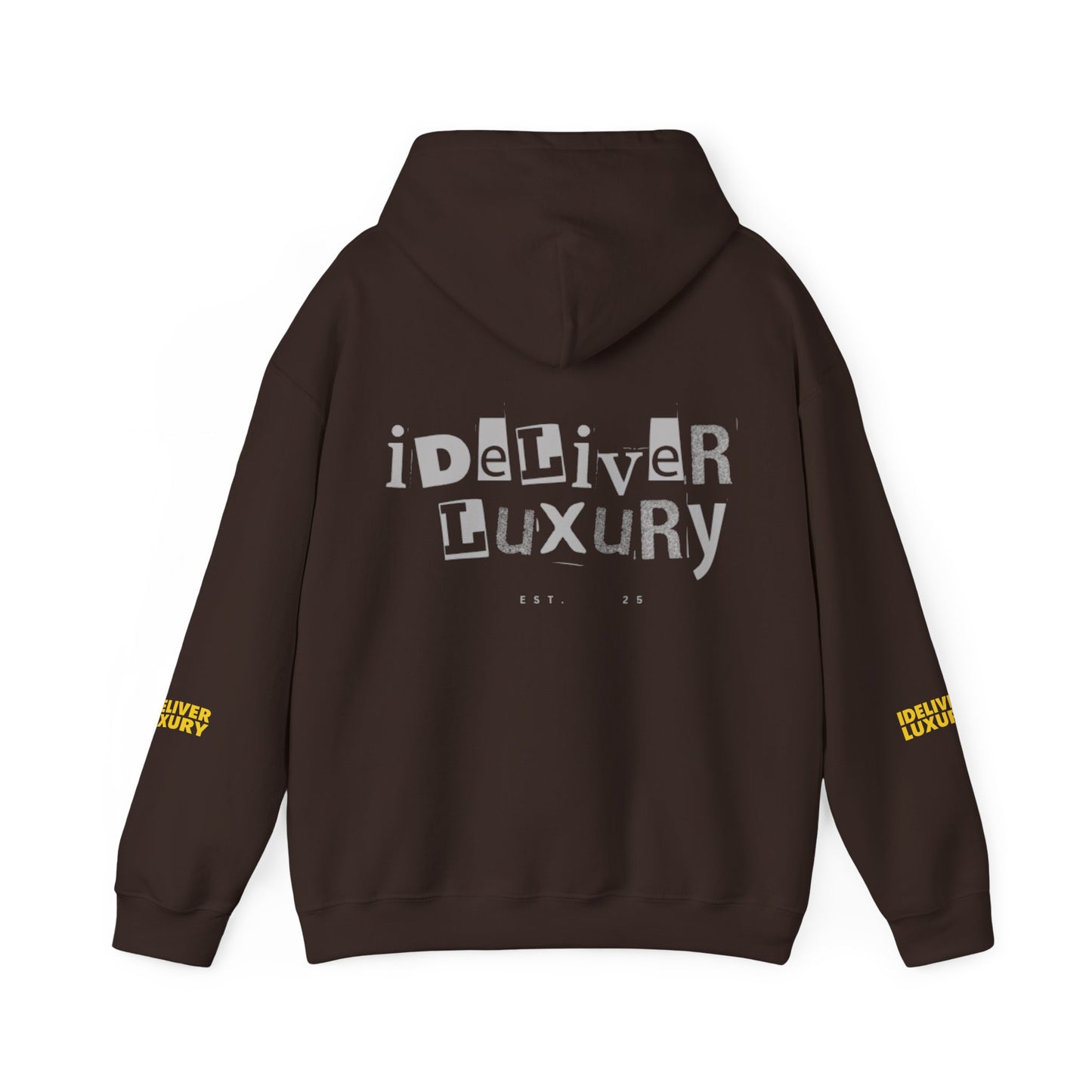 Stylish iDeliver ™ Hooded Sweatshirt with Unique iDELIVER Design – Perfect for Casual Outings, Gifts, or Everyday Comfort