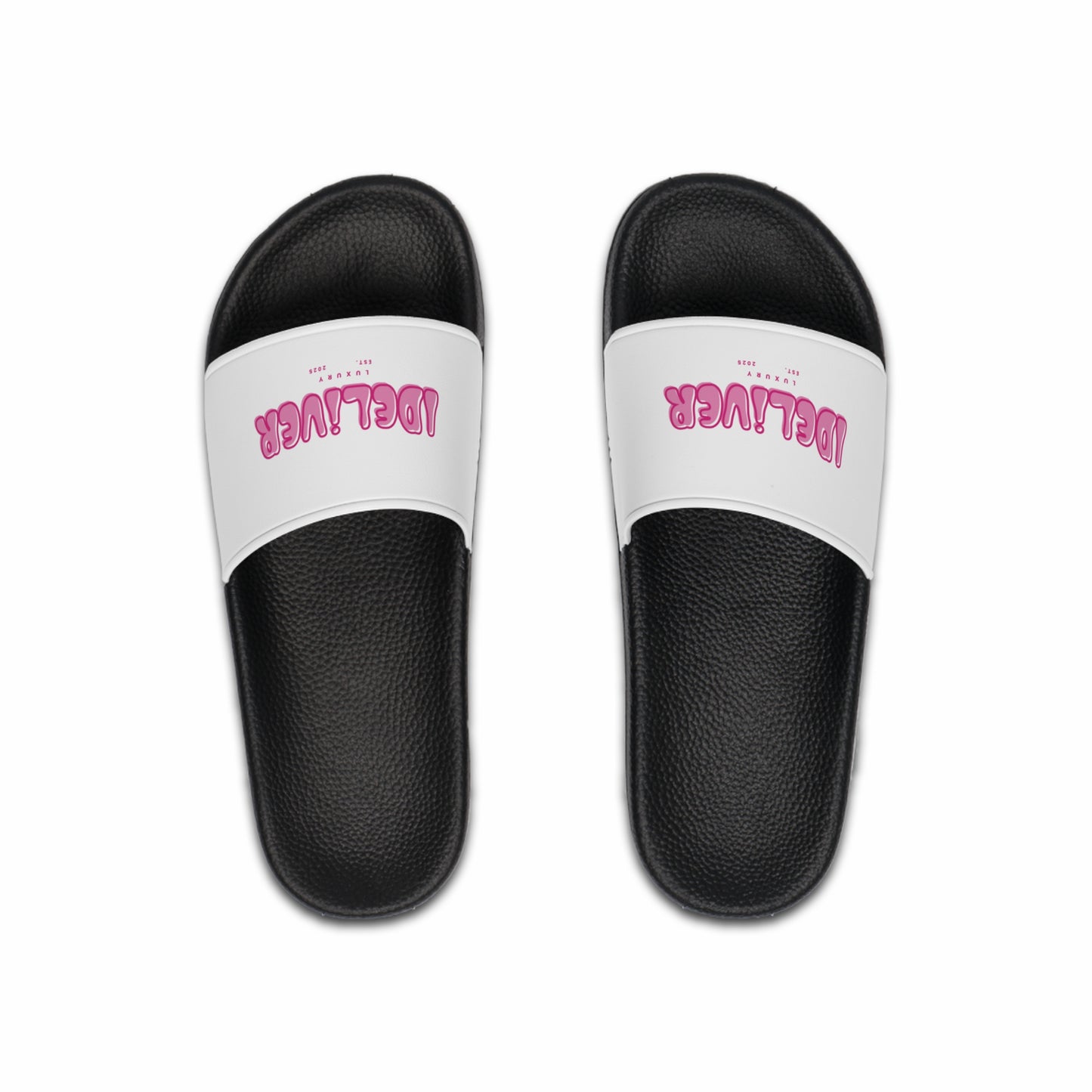 His and Her iDeliver Theme, Casual Footwear, Summer Vibes, Perfect for Beach Days, Comfortable Indoor/Outdoor Slippers, Gift for Him