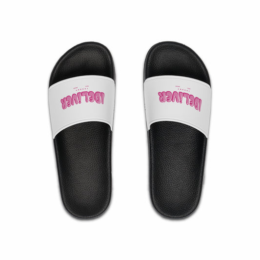 His and Her iDeliver Theme, Casual Footwear, Summer Vibes, Perfect for Beach Days, Comfortable Indoor/Outdoor Slippers, Gift for Him