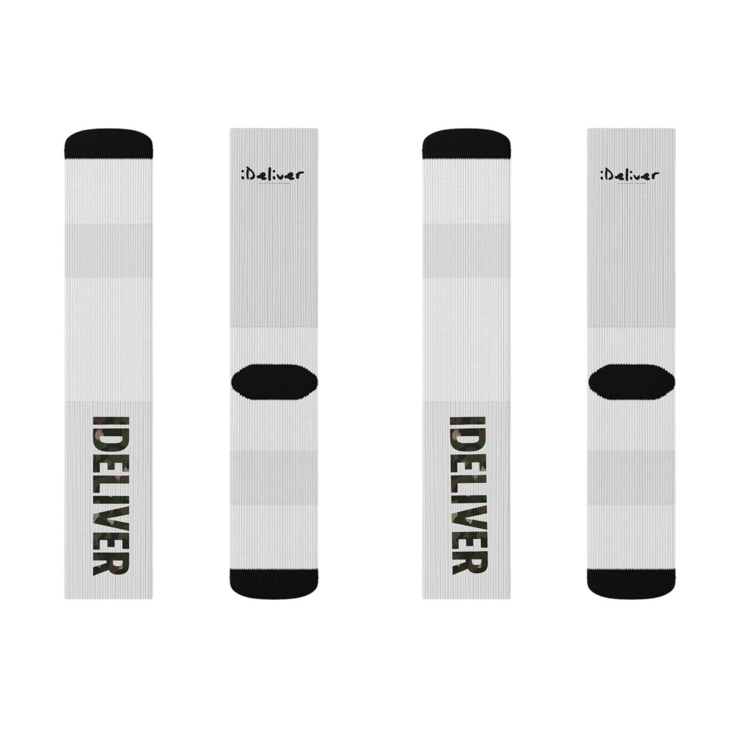 The iDeliver's Original Sublimation Socks, Unique Gift for Sports Lovers, Trendy Apparel for Everyday Wear, Fun Accessories, Gift for Holidays