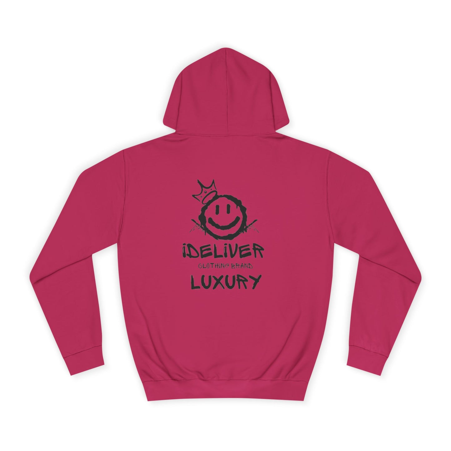 Unisex iDeliver Streetwear, College Hoodie - iDeliver, Cozy College Apparel, Student Gift Idea, Casual Streetwear, Perfect for Study Sessions