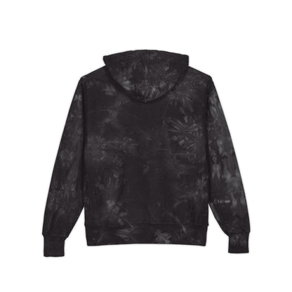 iDeliver Tie-Dye Hoodie with 'Ideal Luxury' Embroidery, Cozy Streetwear, Trendy Gift for Him/Her, Perfect for Casual Outings or Relaxation