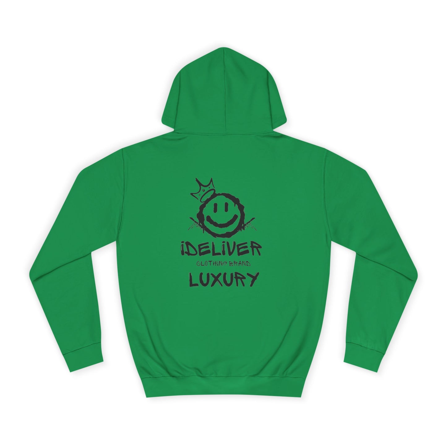 Unisex iDeliver Streetwear, College Hoodie - iDeliver, Cozy College Apparel, Student Gift Idea, Casual Streetwear, Perfect for Study Sessions