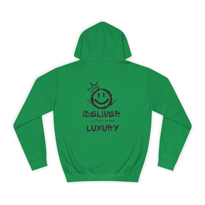 Unisex iDeliver Streetwear, College Hoodie - iDeliver, Cozy College Apparel, Student Gift Idea, Casual Streetwear, Perfect for Study Sessions
