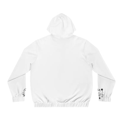 Trademarked iDeliver® Men's Full-Zip Hoodie - Modern AOP, Stylish Zip-Up Jacket, Cozy Activewear, Perfect for Gift Giving, Casual Style