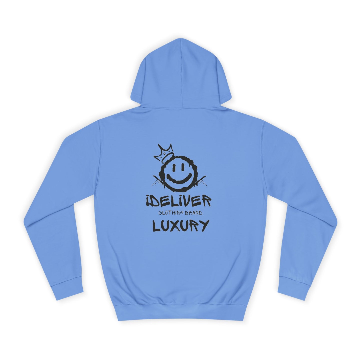 Unisex iDeliver Streetwear, College Hoodie - iDeliver, Cozy College Apparel, Student Gift Idea, Casual Streetwear, Perfect for Study Sessions