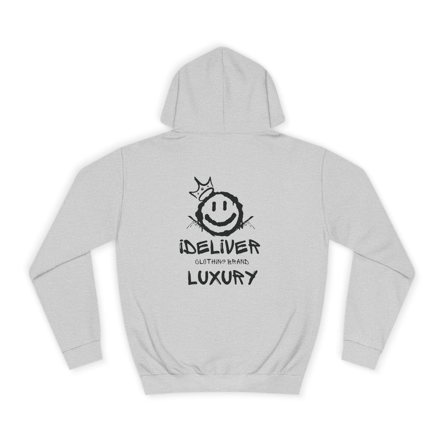 Unisex iDeliver Streetwear, College Hoodie - iDeliver, Cozy College Apparel, Student Gift Idea, Casual Streetwear, Perfect for Study Sessions