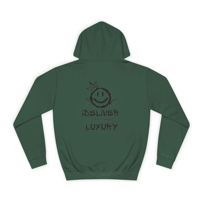 Unisex iDeliver Streetwear, College Hoodie - iDeliver, Cozy College Apparel, Student Gift Idea, Casual Streetwear, Perfect for Study Sessions