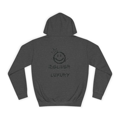 Unisex iDeliver Streetwear, College Hoodie - iDeliver, Cozy College Apparel, Student Gift Idea, Casual Streetwear, Perfect for Study Sessions
