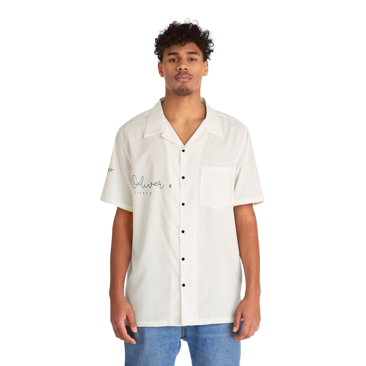 Custom Vintage iDeliver® Trendy Men's Hawaiian Shirt - AOP Pattern, Summer Vibes, Beach Wear, Casual Outfits, Tropical Style, Vacation Essential