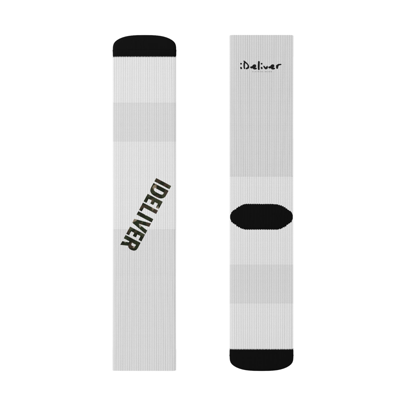 The iDeliver's Original Sublimation Socks, Unique Gift for Sports Lovers, Trendy Apparel for Everyday Wear, Fun Accessories, Gift for Holidays